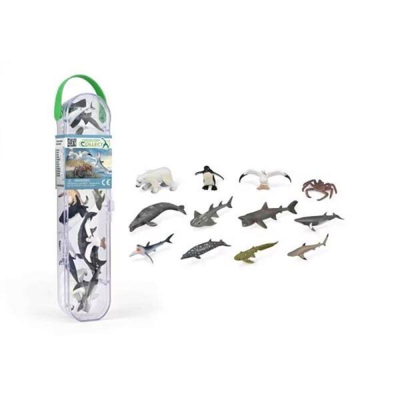 小牛津【永曄】collectA 迷你海洋生物組3(盒裝-12入)~英國高擬真模型-R1211