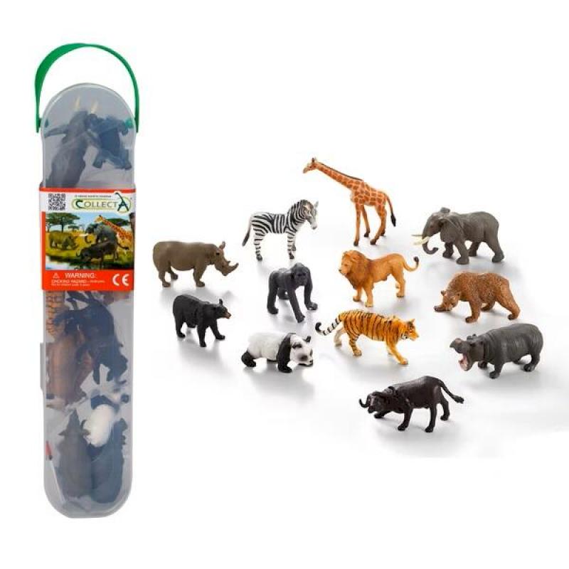 小牛津【永曄】collectA 迷你野生動物組(盒裝-12入)~英國高擬真模型-R1105