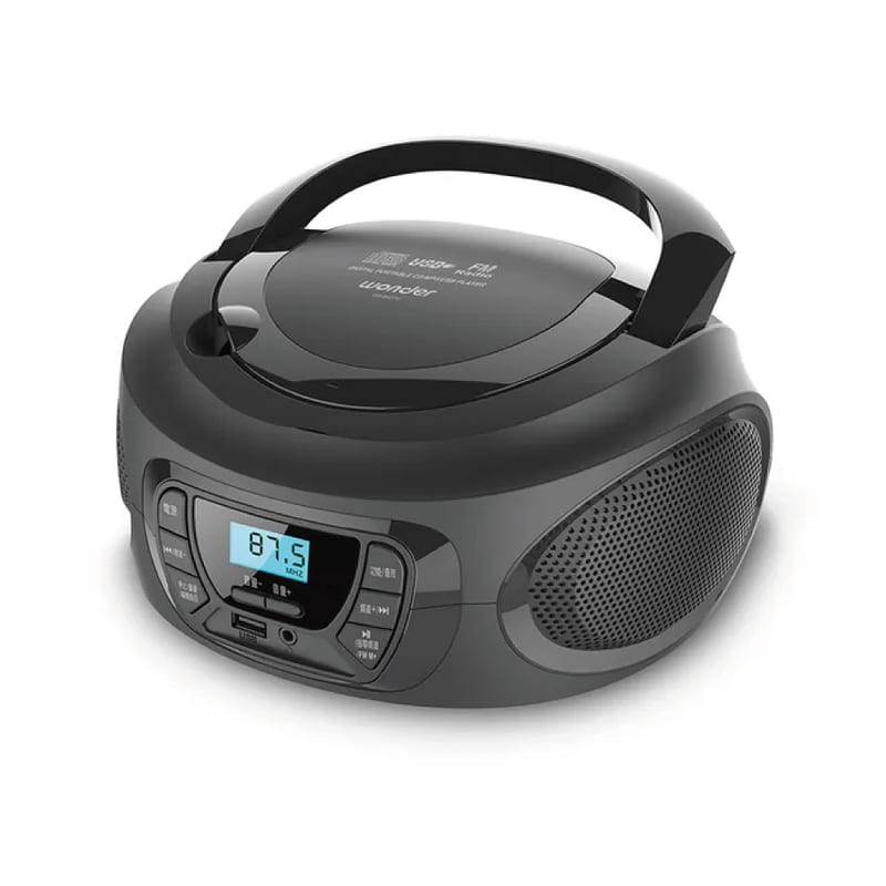 Wonder旺德 WS-B037U Wonder旺德 WS-B037U 黑色單件式揚聲器,適用於家用及會議,提供USB與藍芽連線方式,輸出功率10W以下,支援FM/AM廣播及CD/DVD功能,主要材質為耐用塑膠,輕鬆滿足日常娛樂與會議需求。