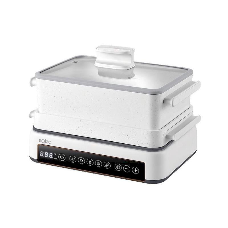 sOlac 多功能 陶瓷 電烤盤 SMG-020W 烤盤 電火鍋 萬用鍋