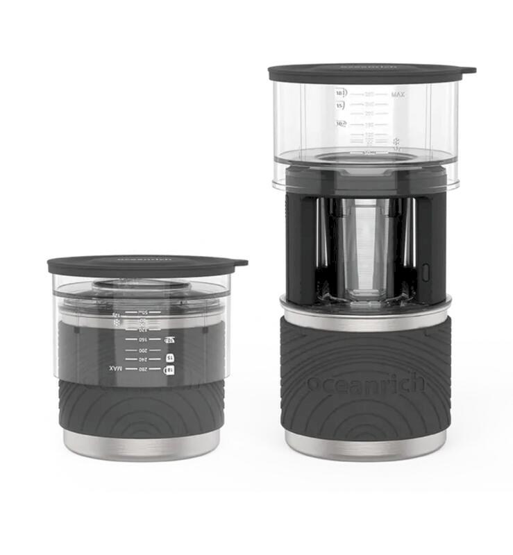 【贈電池4入】Oceanrich X7 三合一 自動旋轉咖啡機 咖啡機 居家 露營 登山