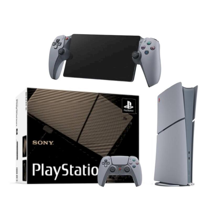 PS5 Slim 數位版-30週年限量版組合包+PS Portal 遙控遊玩機 30週年限量版 臺灣公司貨