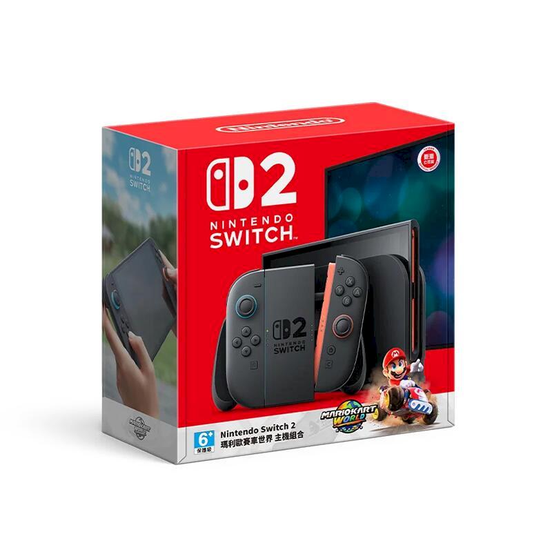 Nintendo 任天堂 Switch 2 NS2 主機 瑪利歐賽車世界同捆主機