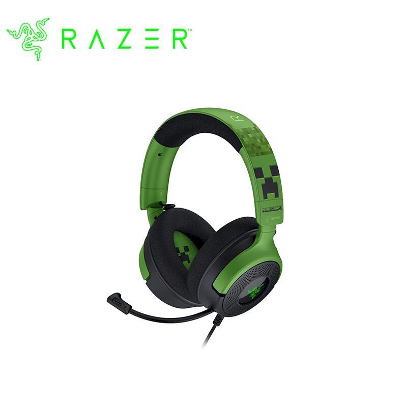Razer 雷蛇 Kraken V4 X 北海巨妖 V4 X 有線電競耳機麥克風【Minecraft限定版】