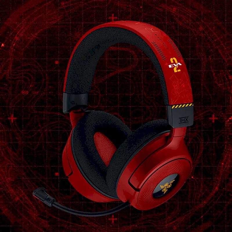 Razer 雷蛇 Kraken V4 北海巨妖 無線電競耳機 EVA-02【EVA貳號機聯名】