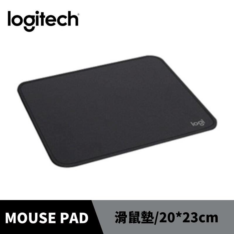 Logitech 羅技 滑鼠墊 MOUSE PAD 石墨黑/20*23cm/防潑水