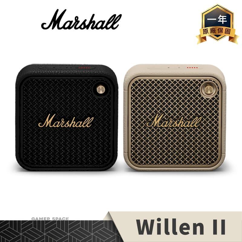Marshall 馬歇爾 Willen II 攜帶式藍牙喇叭 IP67 防塵防水 無線喇叭