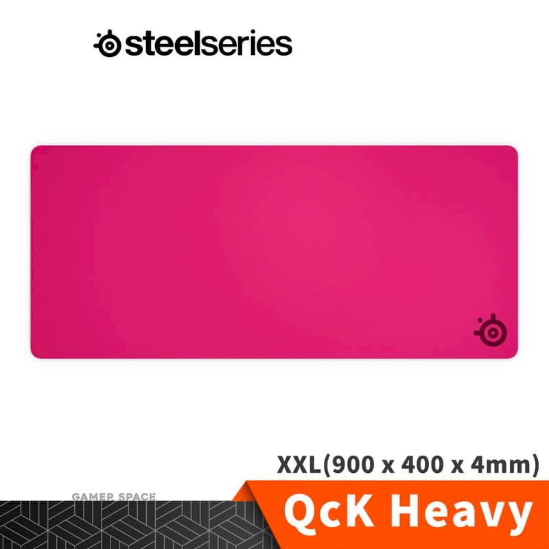 SteelSeries 賽睿 QcK Heavy 布面 加厚 電競滑鼠墊 耀澈桃 XXL