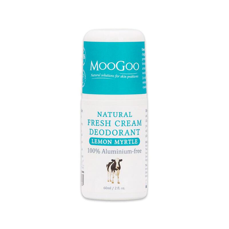 (5罐)澳洲MooGoo慕爾果-草本體香劑60g罐裝-檸檬香桃(綠標)