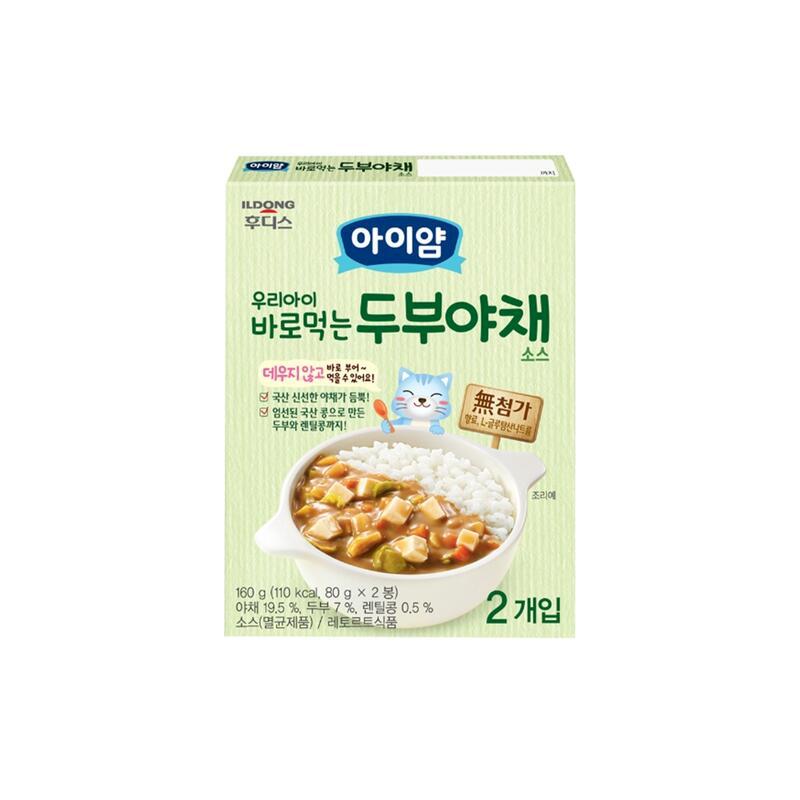 【韓國 ILDONG FOODIS】日東 豆腐蔬菜醬料包(160g)