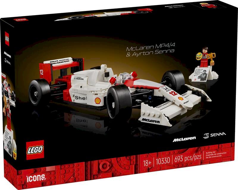LEGO 10330 Icons-McLaren MP4/4&艾爾頓冼拿