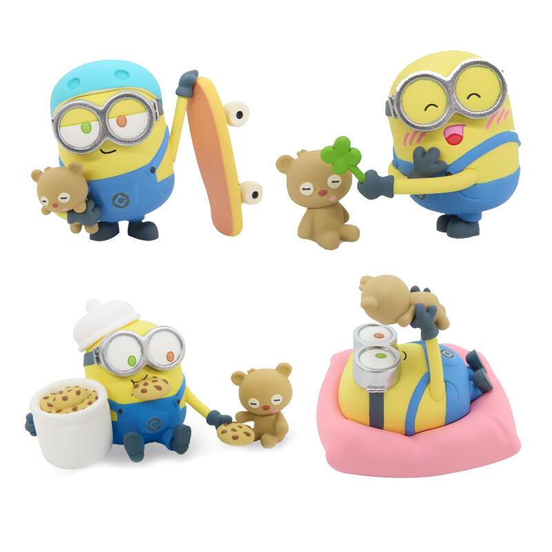 【日本 TAKARA TOMY 】 小小兵 BOB & Tim熊 快樂時光 公仔 扭蛋
