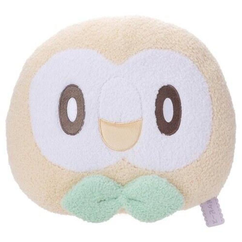 TAKARA TOMY 精靈寶可夢 PokePeace 木木梟臉部抱枕 絨毛玩偶T-ARTS TTA