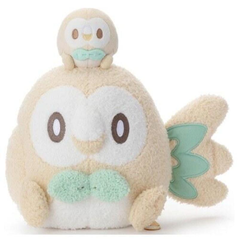 TAKARA TOMY 精靈寶可夢 PokePeace 親子木木梟 布偶大娃娃 T-ARTS TTA