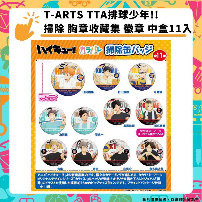 T-ARTS TTA 排球少年!! 掃除 胸章收藏集 徽章 中盒11入