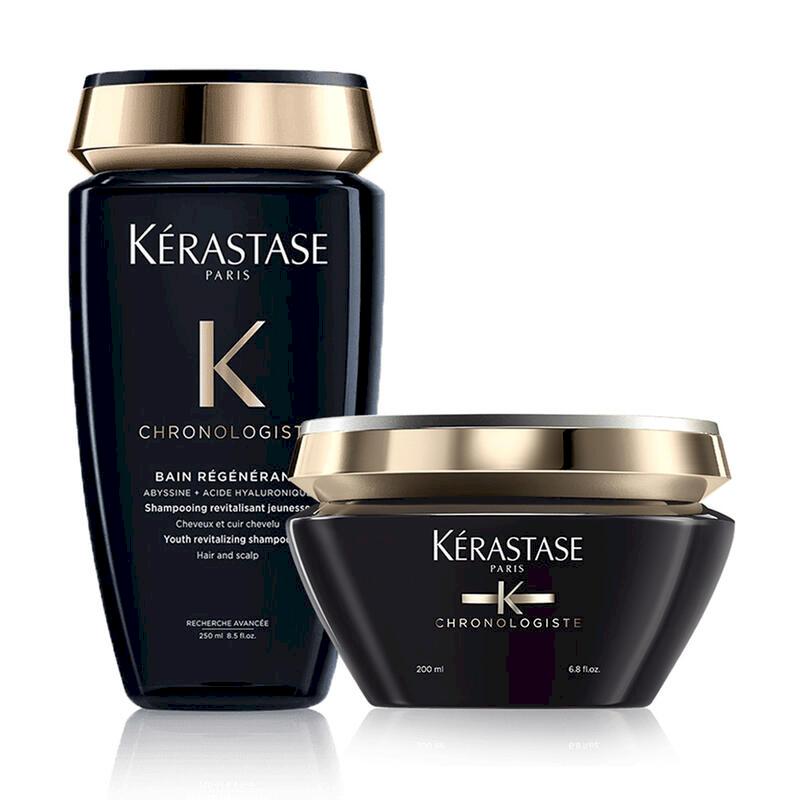 Kerastase 巴黎卡詩 黑鑽極萃逆時豐盈組髮浴250ml+髮膜200ml