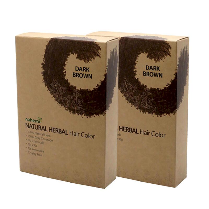 【Nahemi 娜禾蜜】草本增色護髮粉100g-咖啡黑2入組