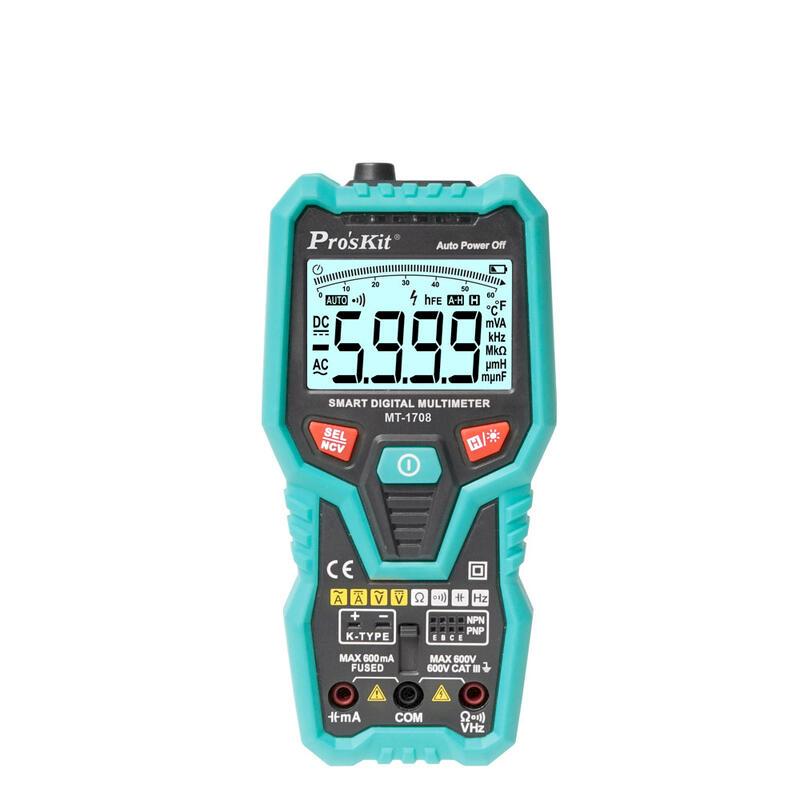 【Pro'sKit寶工】3又5/6智慧型萬用錶 電表 電錶 智慧測量 防誤測| MT-1708