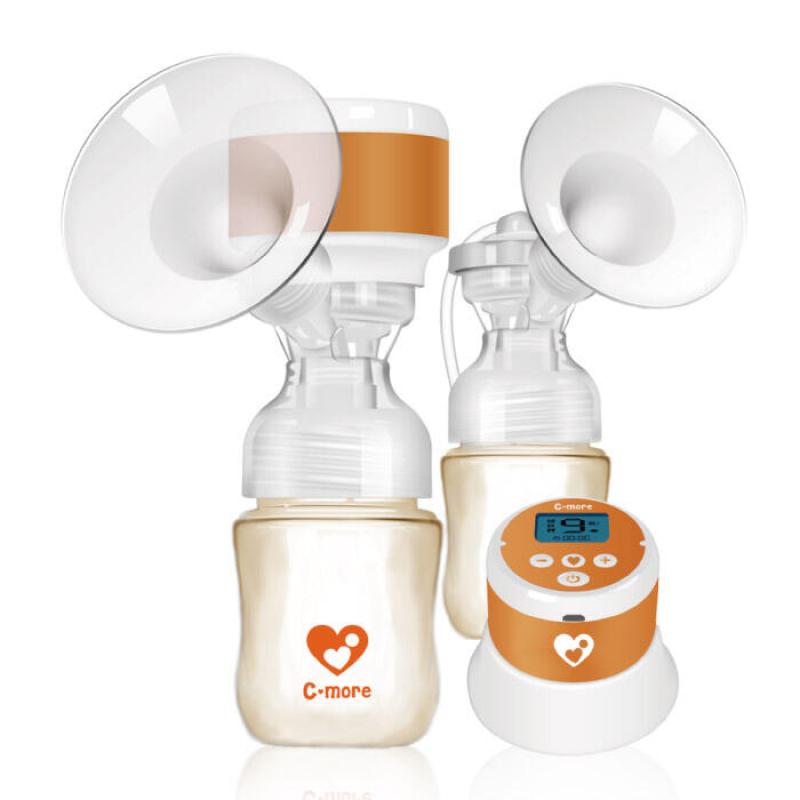 【麗兒採家】新貝樂C-more C1小橙樂 三合一雙邊電動吸乳器