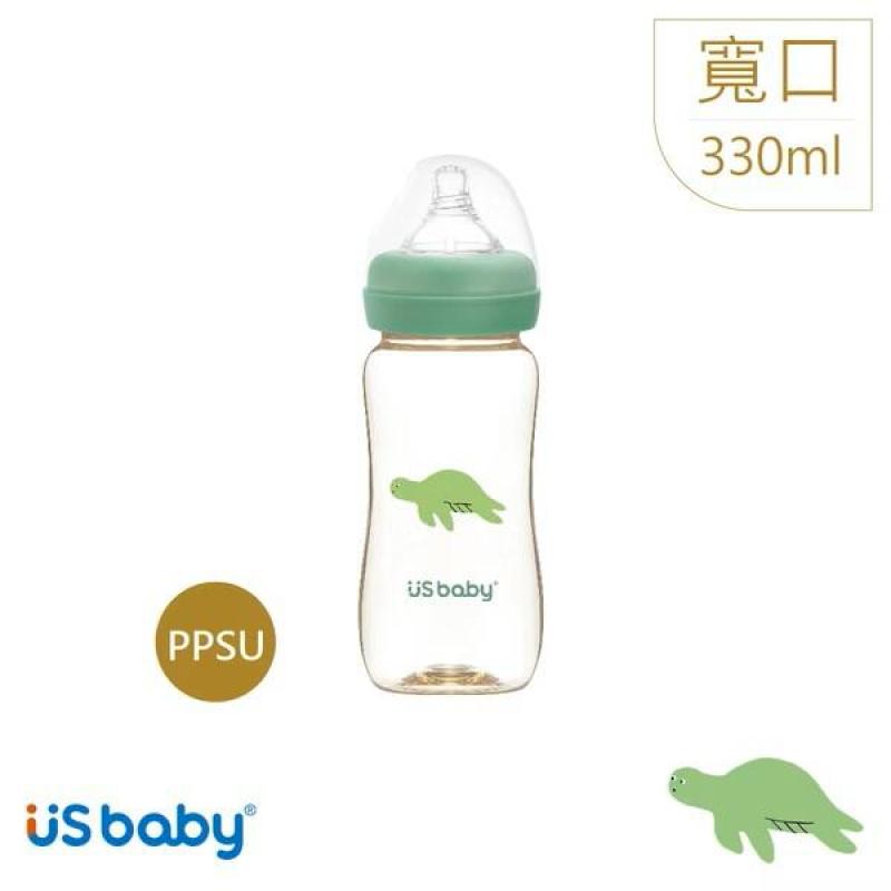 優生 真母感愛地球PPSU奶瓶寬口徑330ml (綠蠵龜/臺灣黑熊)【2支】