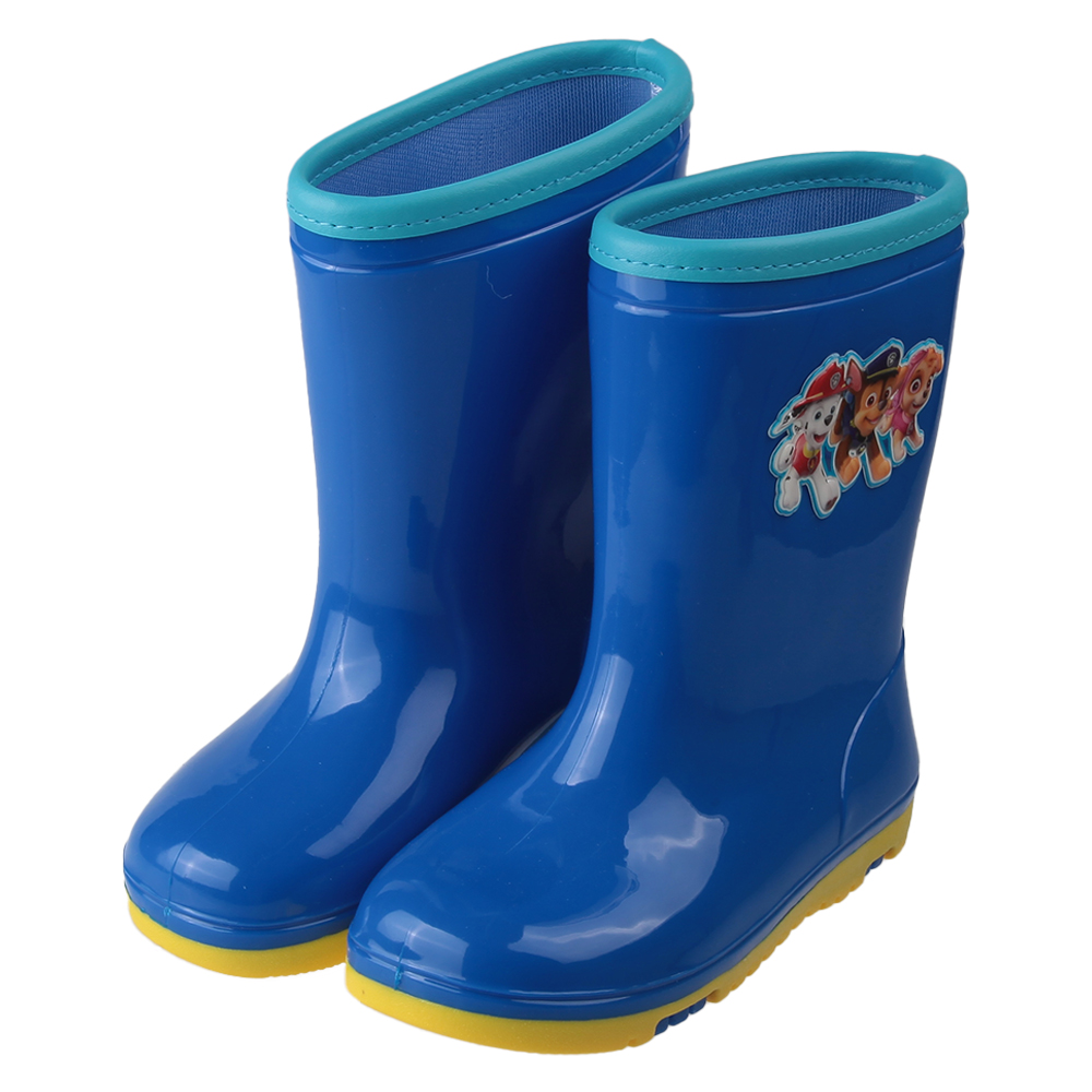 《布布童鞋》汪汪隊夥伴大集合藍色兒童輕便雨鞋(16~19公分) [ A3Q708B