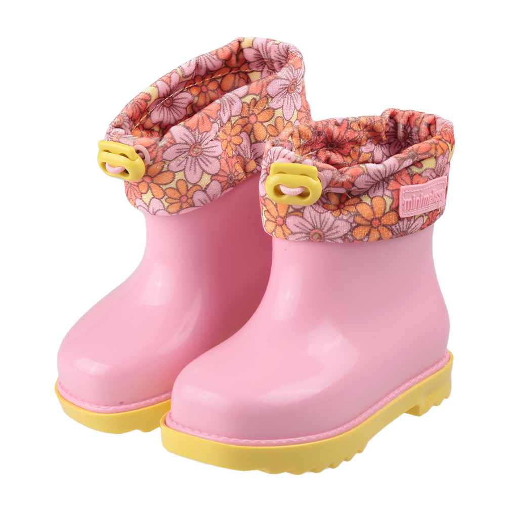 《布布童鞋》Melissa經典芭比粉紅兒童束口中筒靴香香鞋(15~17公分) [ U3Z198G