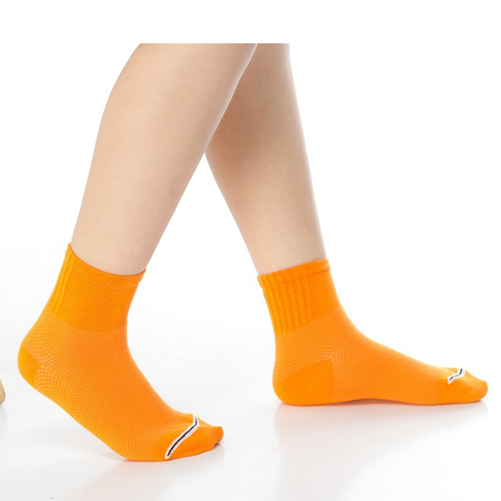 【KEROPPA】7~12歲學童專用吸濕排汗短襪x3雙共14色C93007