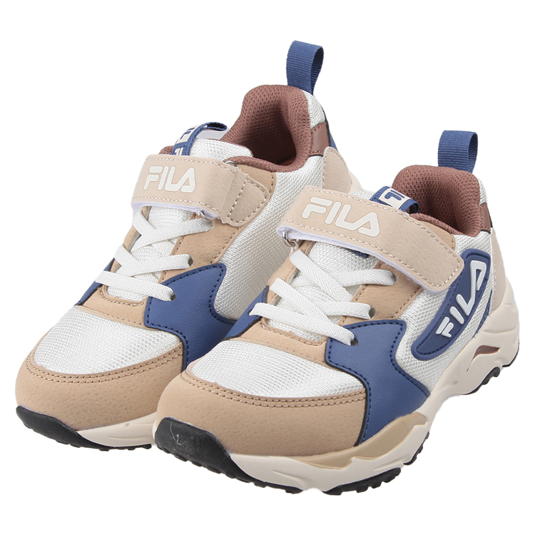 《布布童鞋》FILA康特杯復古風駝色兒童機能運動鞋(19~24公分) [ P3X03XW