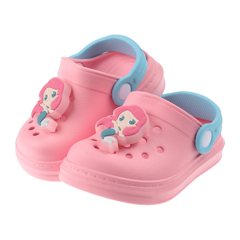 《布布童鞋》小美人魚Q版造型電燈粉色兒童布希鞋(13~18公分) [ D3I031G
