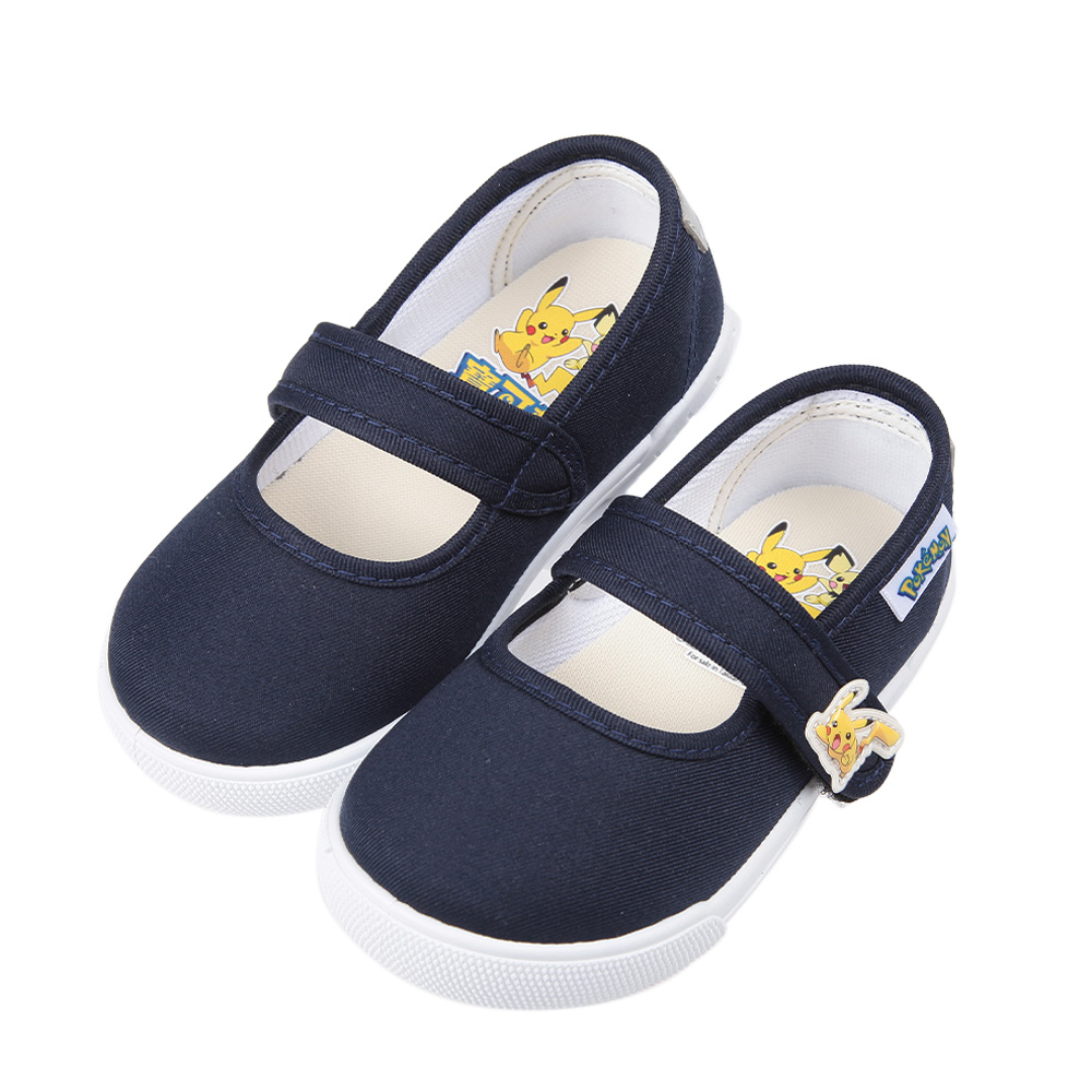 《布布童鞋》寶可夢皮卡丘藍色兒童休閒鞋室內鞋(16~21公分) [ A3N310B