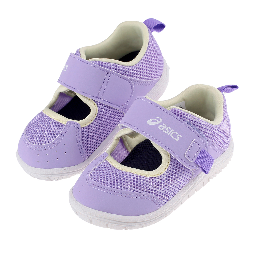 《布布童鞋》asics亞瑟士AMPHIBIAN薰衣草紫色寶寶機能學步鞋(13~16公分) [ J3E229F