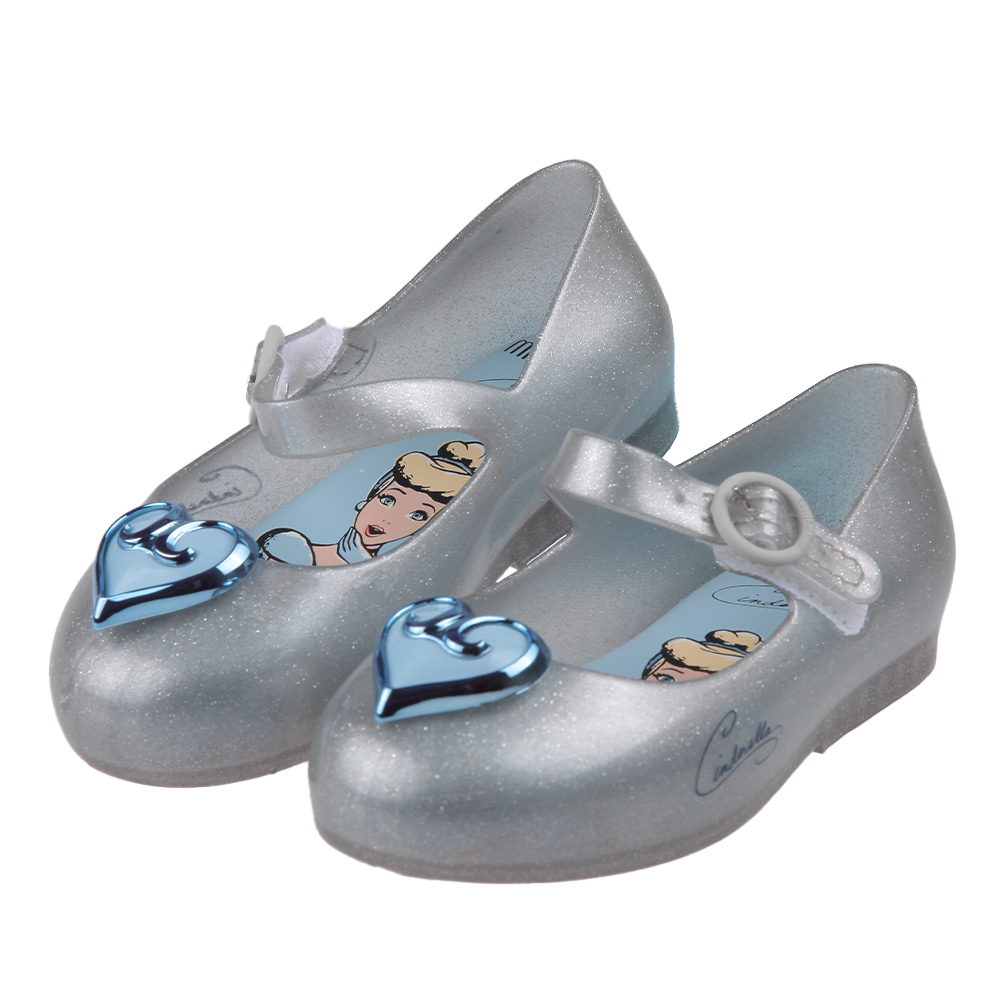 《布布童鞋》Melissa仙履奇緣銀色公主鞋香香鞋(15~18公分) [ U3Y530Q