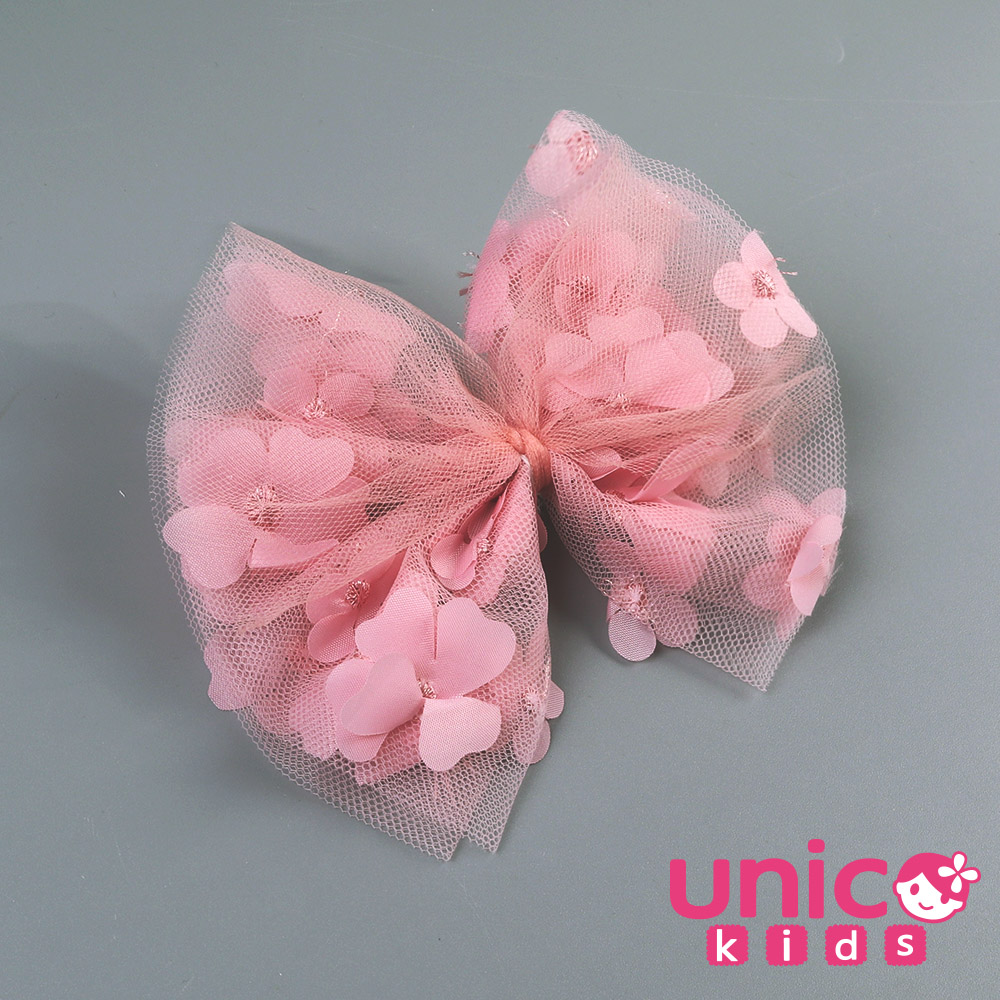 UNICO 兒童 冰雪奇緣ELSA風粉色甜美公主系列髮夾/髮飾