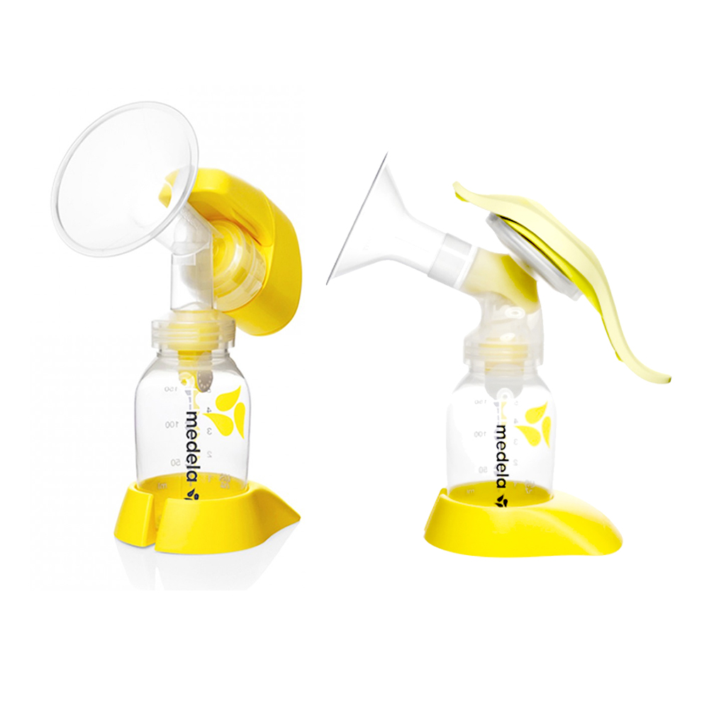 美樂小型電動吸乳器＋雙階段手動吸乳器