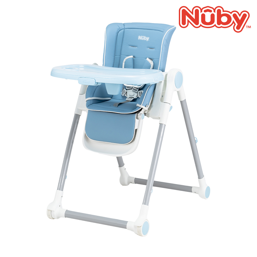 Nuby 多段式兒童高腳餐椅_純淨蔚藍