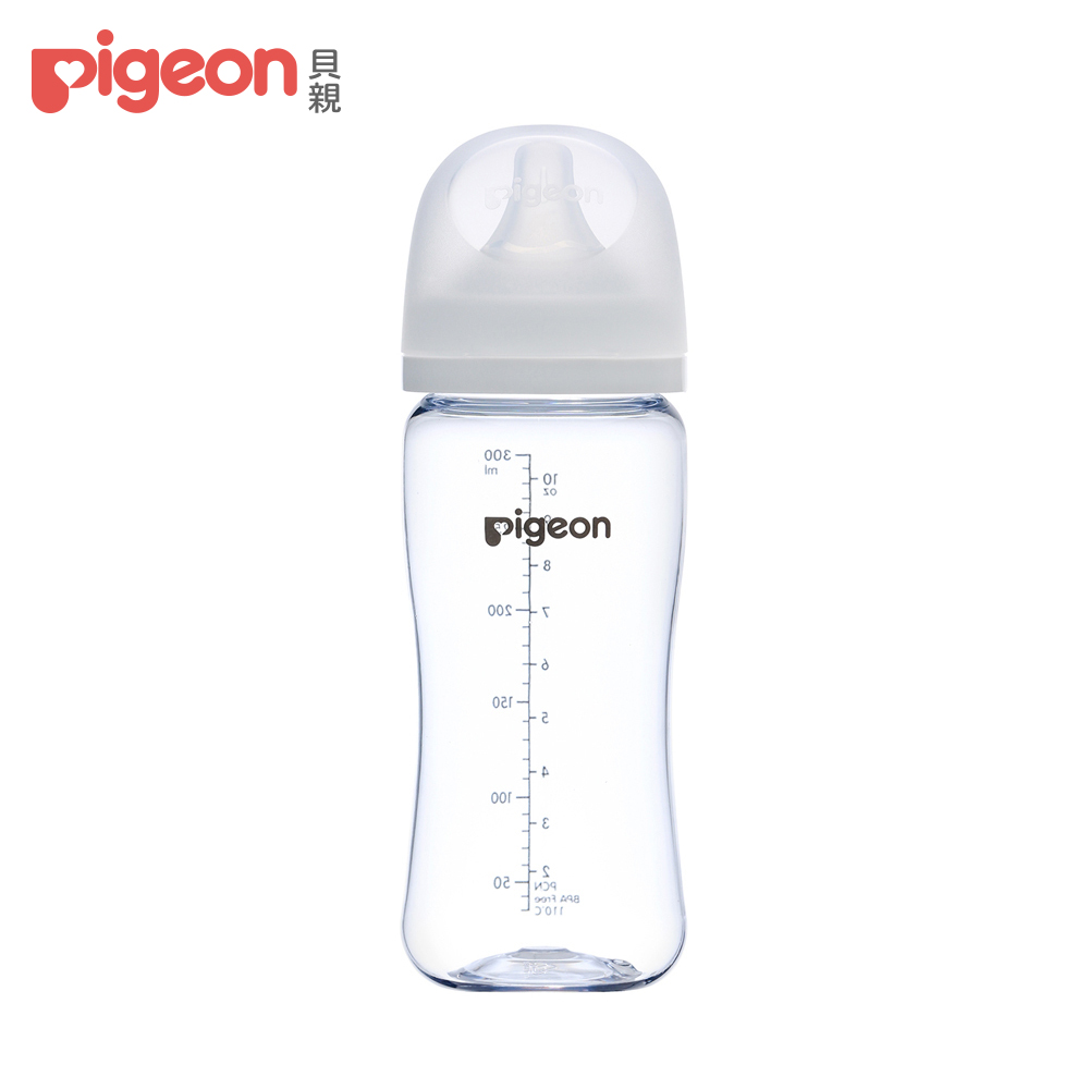 【Pigeon貝親】母乳實感T-ester奶瓶300ml/純淨白