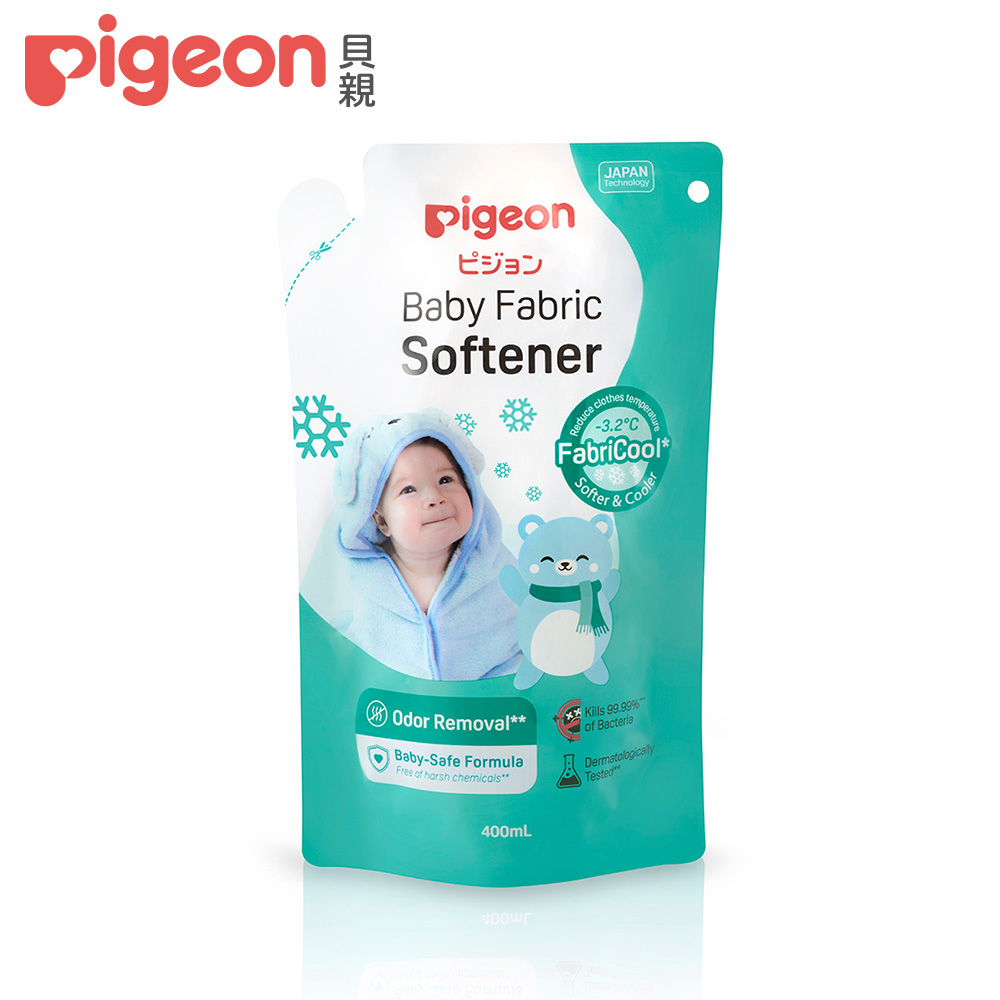 【Pigeon貝親】嬰兒衣物柔軟精400ml/補充包