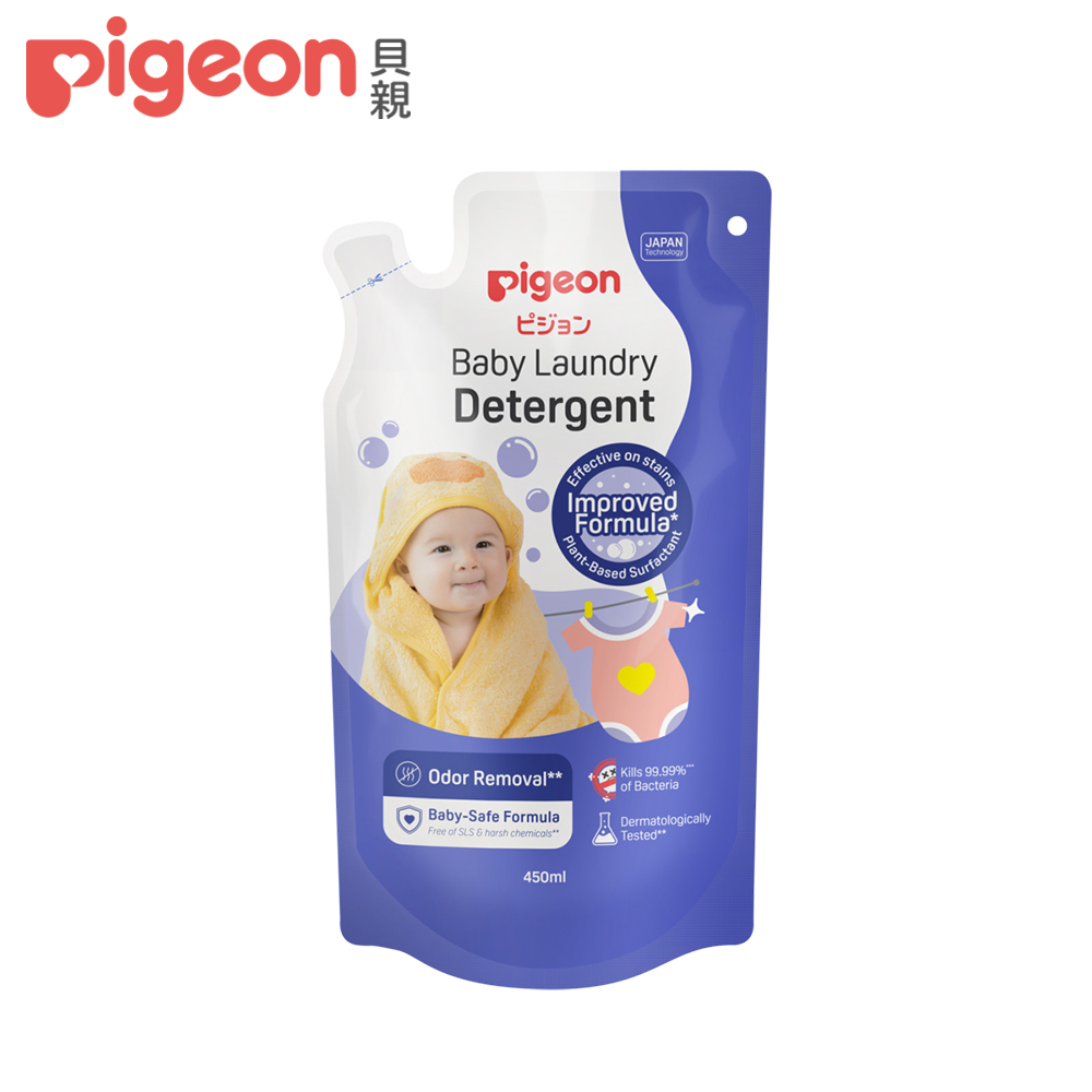 【Pigeon貝親】嬰兒洗衣精補充包450ml
