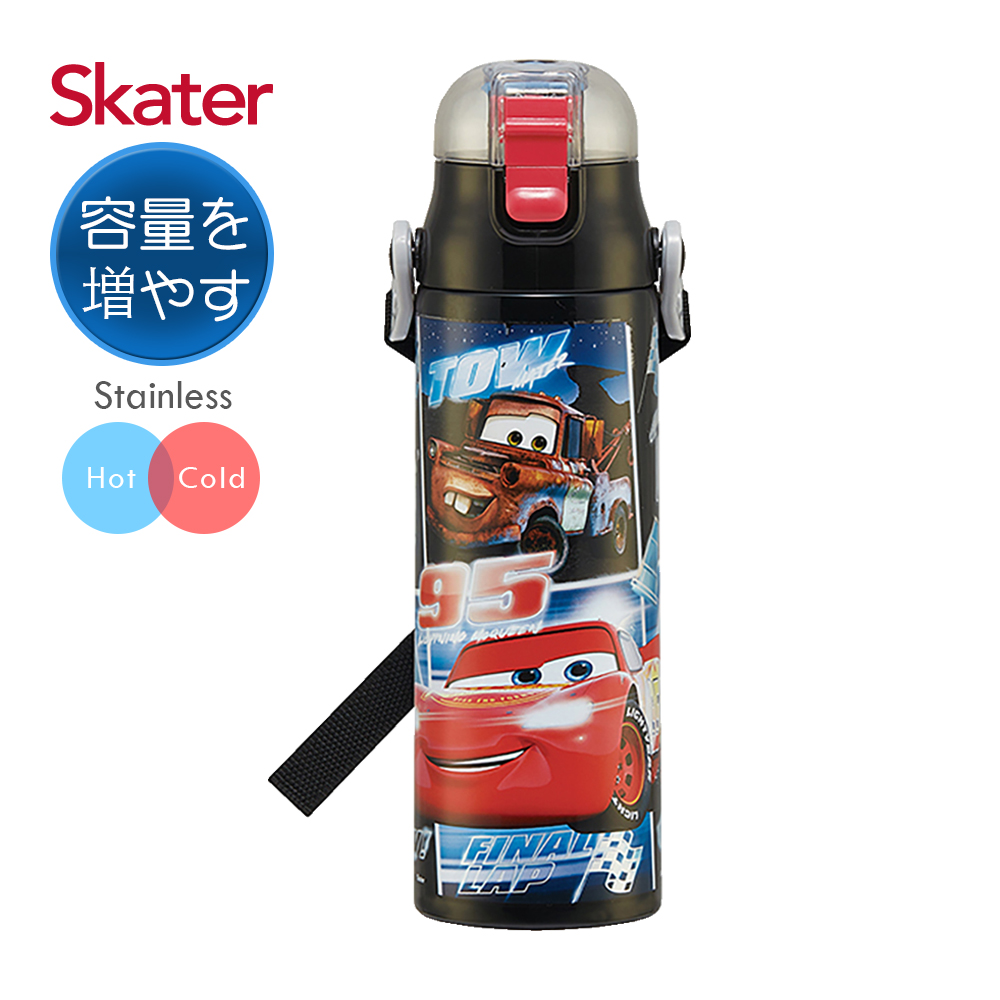 Skater不鏽鋼直飲(580ml)保溫水壺-閃電麥昆LMQ