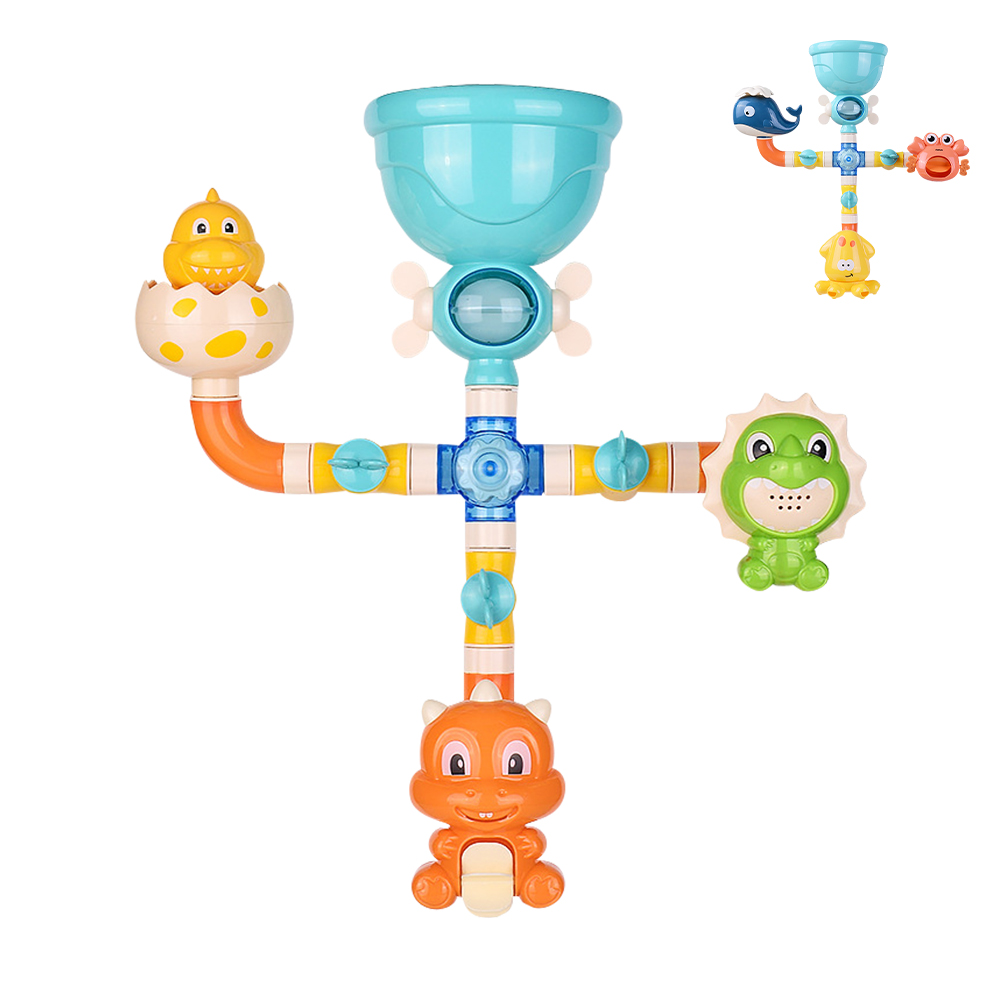 【Mesenfants】洗澡玩具 管道吸盤轉轉樂 兒童戲水花灑玩具