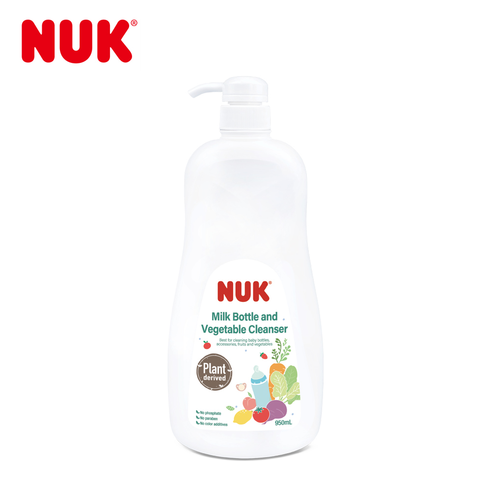 【NUK】植萃奶瓶蔬果清潔液950mL-1入