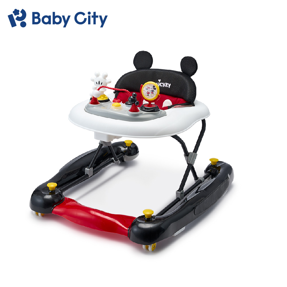 【Baby City 娃娃城】米奇米妮嬰幼兒學步車