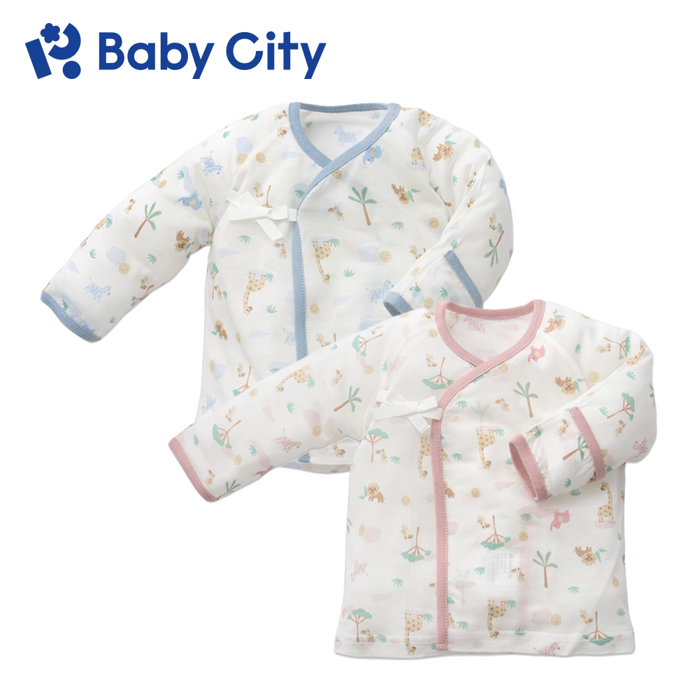 【Baby City 娃娃城】天絲長袖肚衣-草原動物