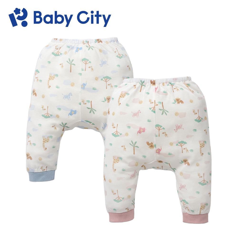 【Baby City 娃娃城】天絲初生褲-草原動物