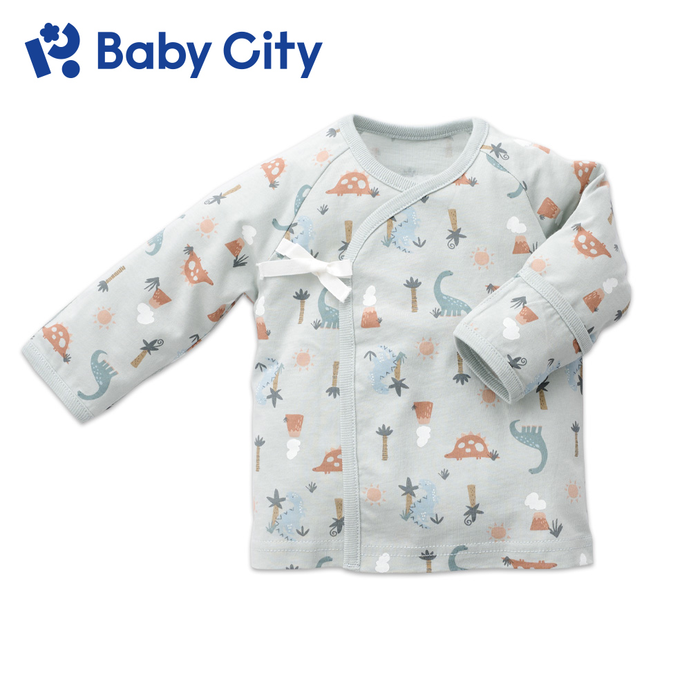 【Baby City 娃娃城】美棉長袖肚衣-侏羅紀恐龍