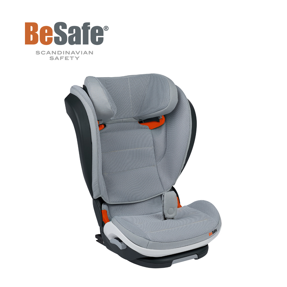 BeSafe 4-12歲 ISOfix 成長型汽座 最新I-Size標準(3D冰稜灰)