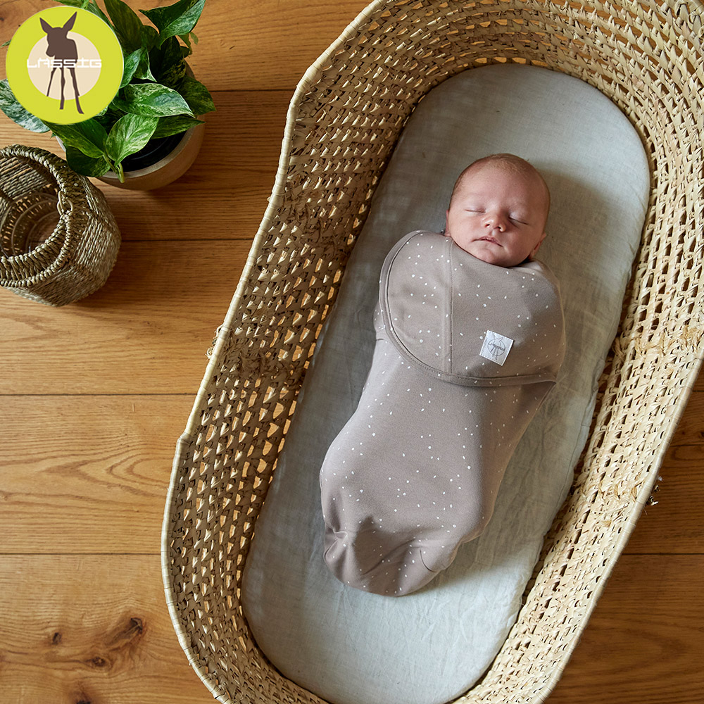 德國Lassig-寶寶有機棉好眠懶人包巾-多款