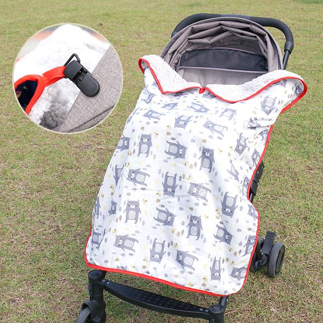 【Mesenfants】嬰兒推車抱毯 寶寶蓋毯防雨防風毯小被子