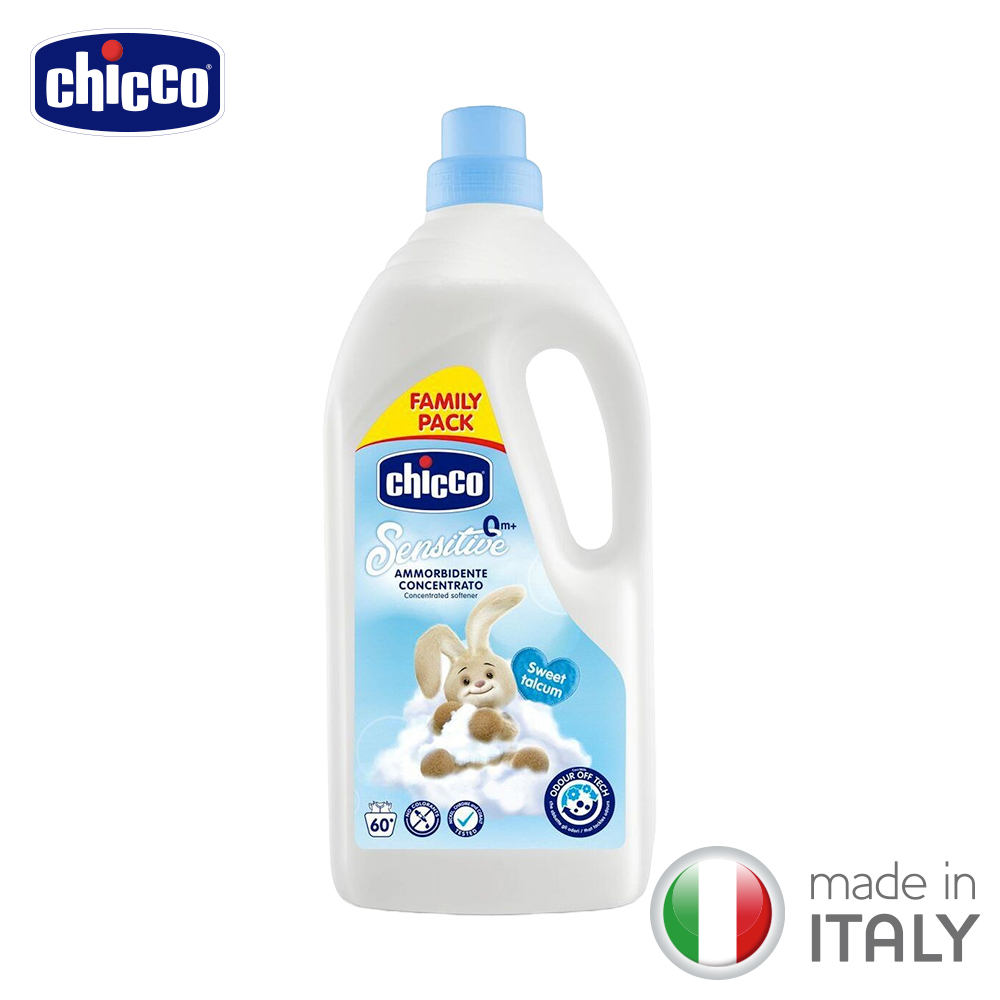 【chicco】超濃縮嬰兒衣物柔軟精-甜蜜爽身1500ml