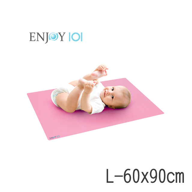 《ENJOY101》矽膠布隔尿墊 - L*粉紅